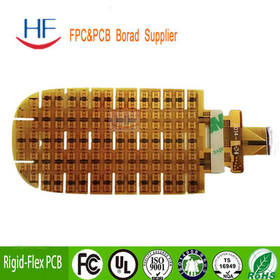 FPC 1 слой PCB Flex Printed Circuit Board Мобильный телефон Желтый