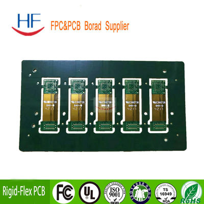 Специальный печатный FPC жесткий гибкий пластинка PCB Синий многослойный