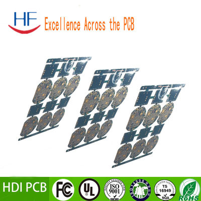 6 слоев HDI PCB изготовление платы 94v 0 зеленый FR4 1OZ