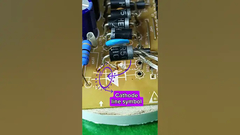 Как правильно установить диод, обратите внимание на символы анода и катода.